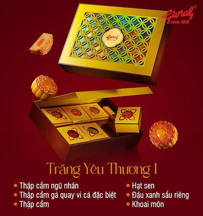 Givral Mooncake - Combo Trang Yeu Thuong #1
