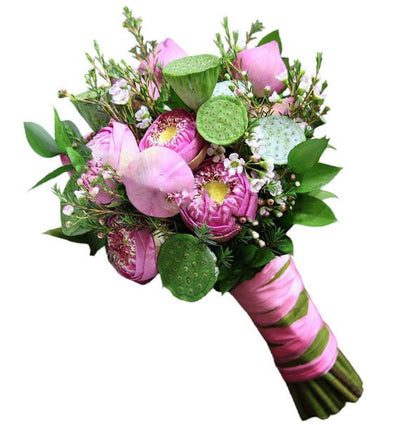 Lotus Wedding Bouquet