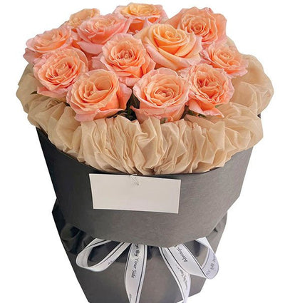 Orange Ecuadorian Roses Bouquet (Pre-Order)