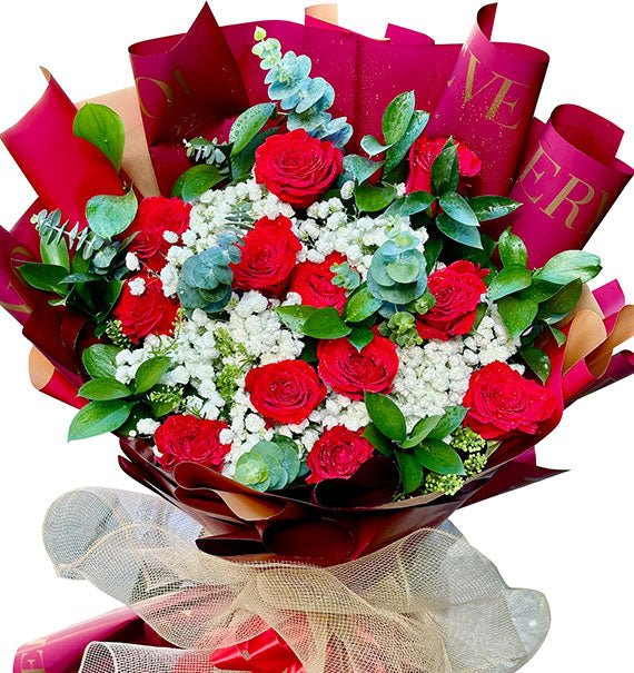 12 Red Roses Valentine’s Day Vietnam