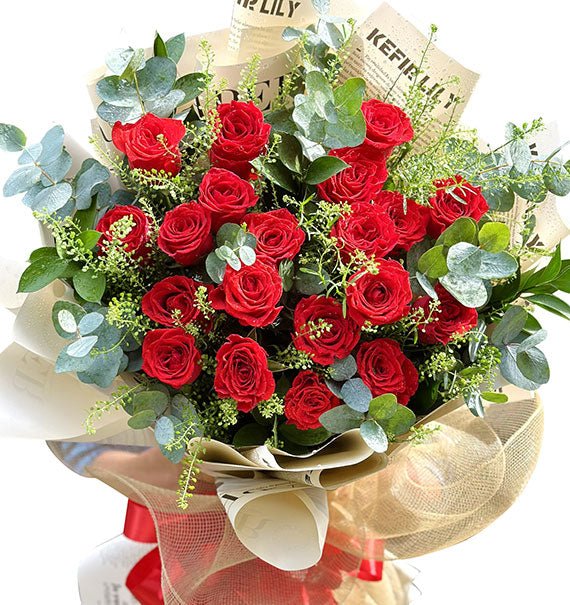 18 Red Roses Valentine’s Day Vietnam