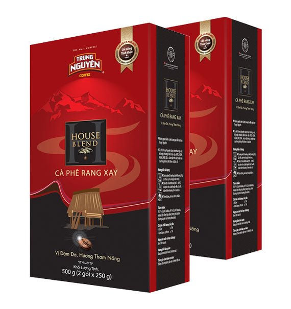 2 Boxs of House Blend Roasted Coffee Trung Nguyen Legend