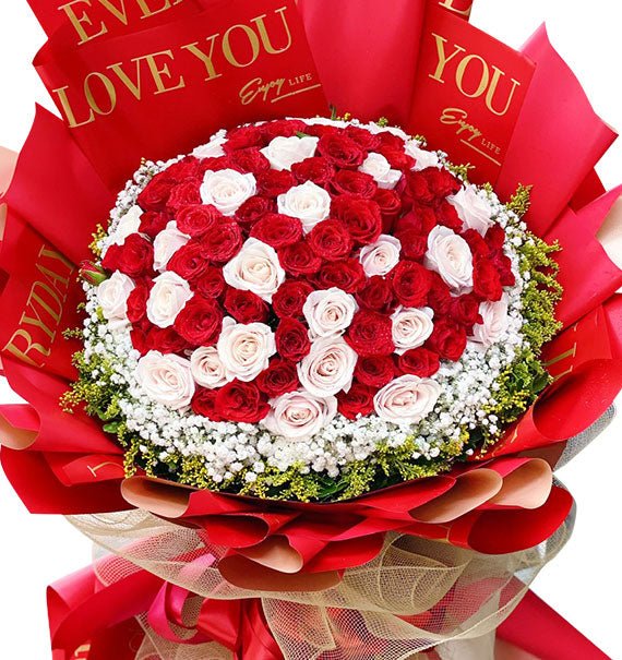 99 Roses Bouquet For Vietnamese Womens Day