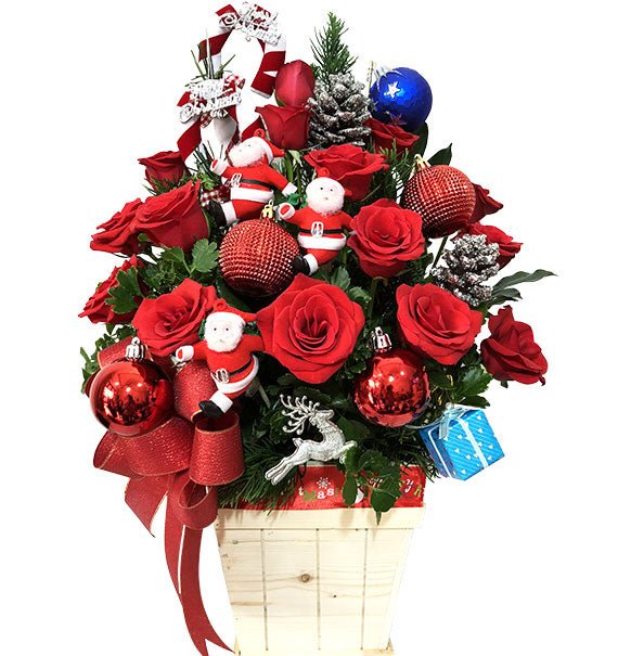 Christmas Tree and Flowers Vietnam