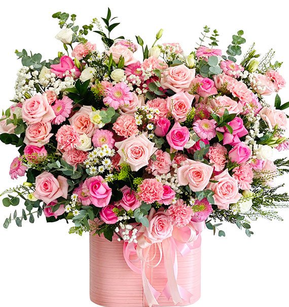 Dreamy Pink Blooms Valentines Flowers Vietnam