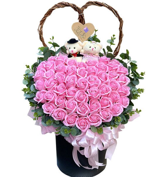 Elegant Heart Wax Box Womens Day Vietnam
