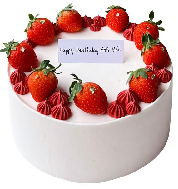 Fresh Strawberry Cake Vietnam