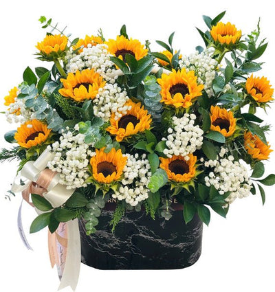 Health & Happiness Flower Basket