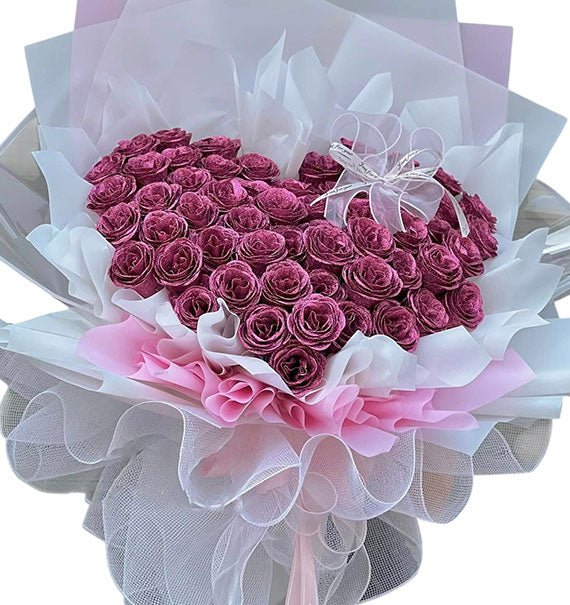 Heartfelt Waxed Rose Surprise For Mom Vietnam