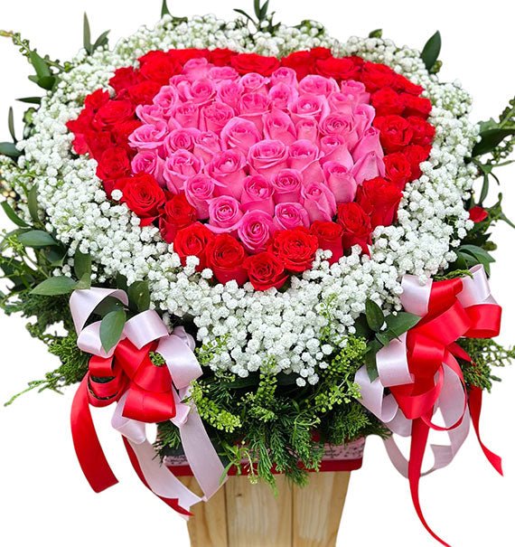 Hearts In Bloom Valentine’s Roses Vietnam