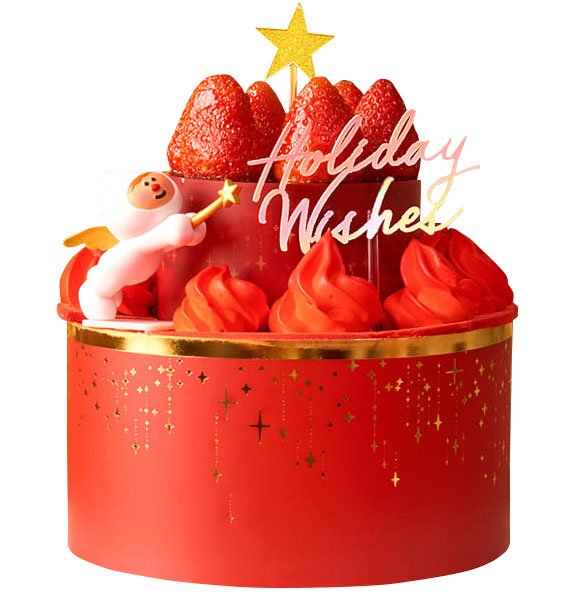 Holiday Red Chocolate Fresh Tous Les Jours Cake Vietnam