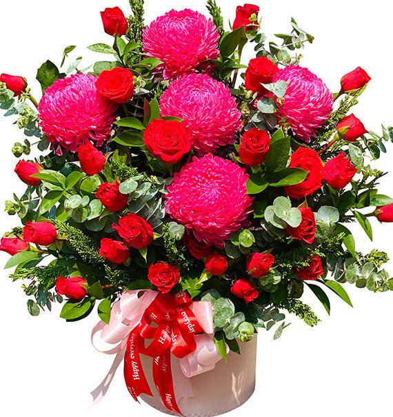 Hugs and Kisses Roses Valentines Flowers Vietnam