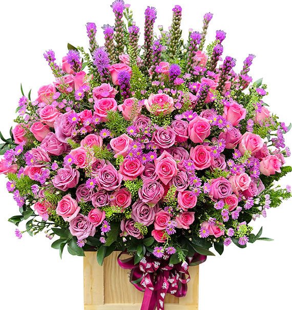 Lavender Love Basket Teachers Day Vietnam