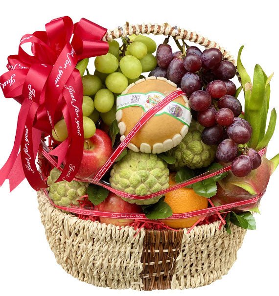 Lunar Garden Basket Tet Fruits Vietnam
