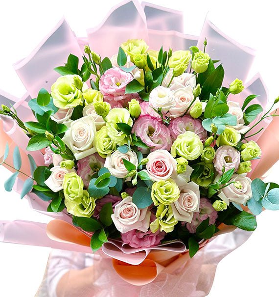 Pastel Heartbeat Valentine’s Roses Vietnam