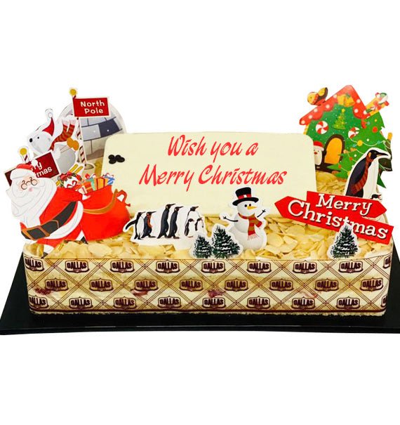 Peach Dallas Christmas Cake Vietnam