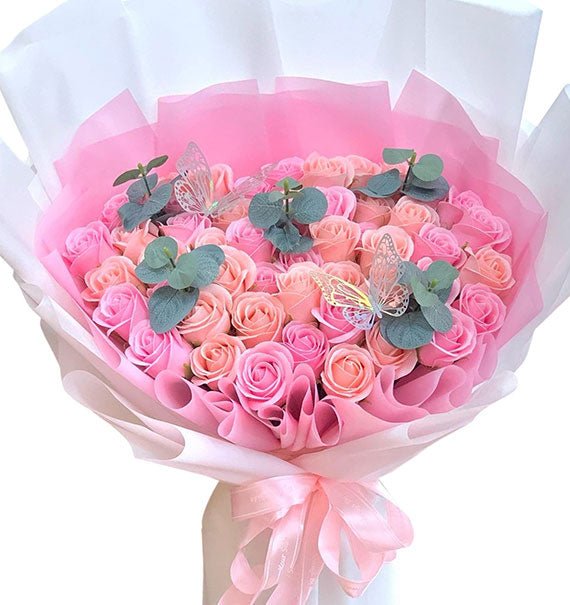 Pink Waxed Roses For Mothers Day Vietnam
