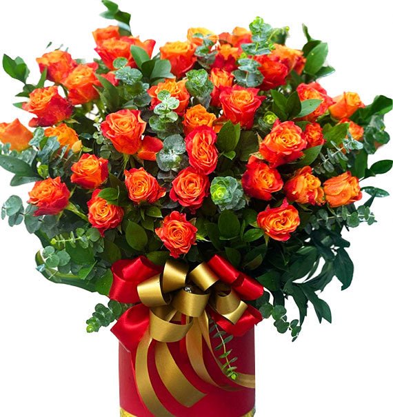 Rose Basket For Vietnamese Womens Day