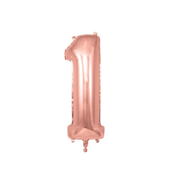 Rose Gold Number 1 Foil Balloon Gifts Vietnam