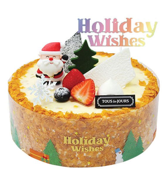 Santa Corn Cheese Mousse Tous Les Jours Cake Vietnam