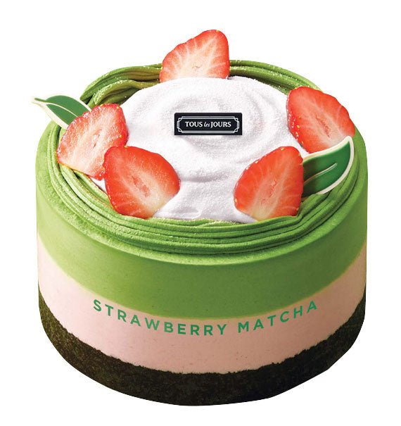 Strawberry & Matcha Mousse