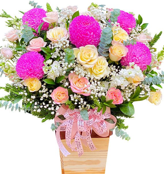 Sweet Bloom Basket Vietnamese Teachers Day