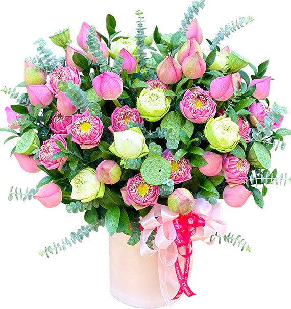 Vietnamese Teachers Day Lotus Basket