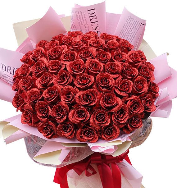Vietnamese Womens Day Artificial Red Roses