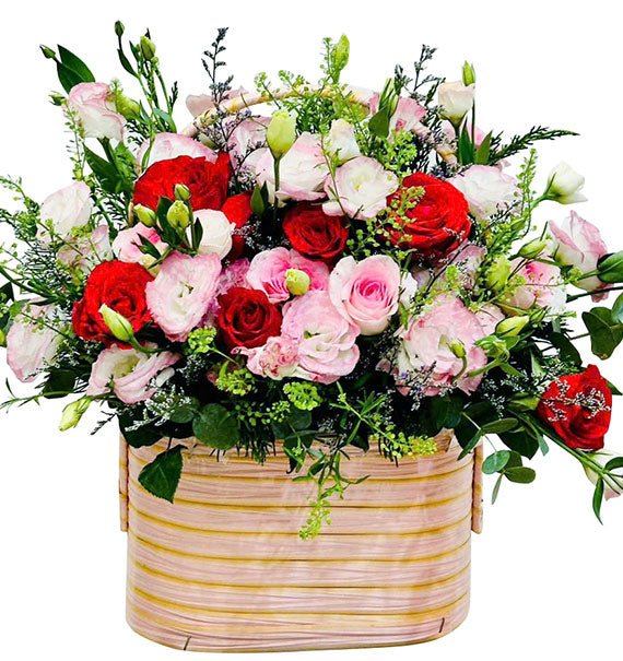 Vietnamese Womens Day Flower Basket