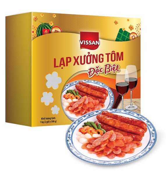 Vissan Special Shrimp Sausage Tet Food