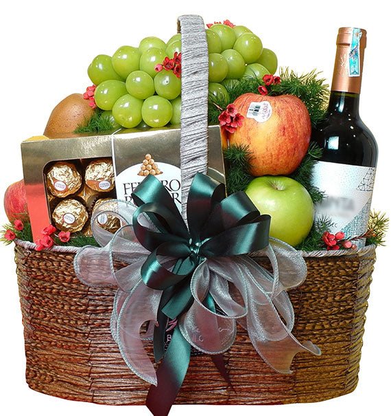 Wholesome Wishes Basket Tet Fruits Vietnam