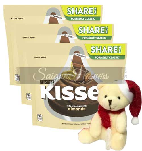chocolate-hersheys-kisses-almonds-3-bags