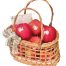 fresh apples basket