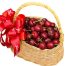 fresh cherry basket