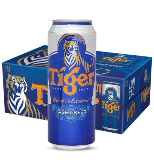 tiger beer 24 cans box new