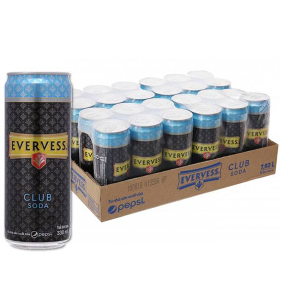 evervess club soda soft drink