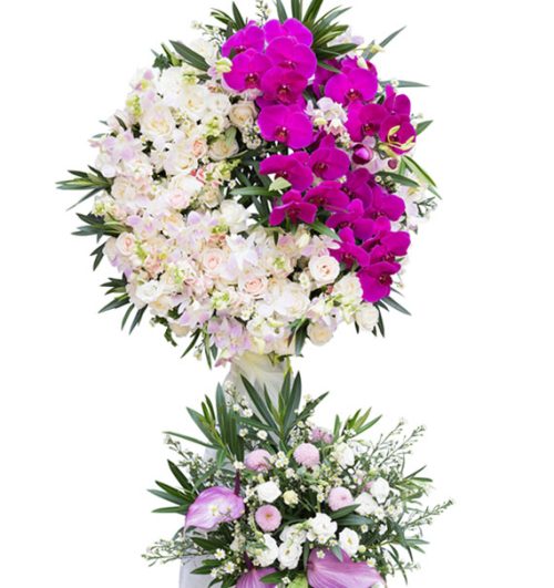 sympathy flower standing spray 24