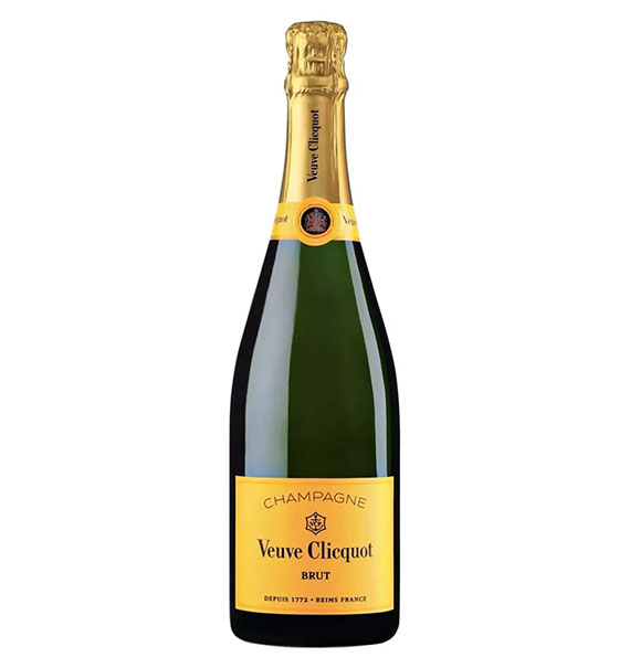 veuve clicquot brut yellow champagne