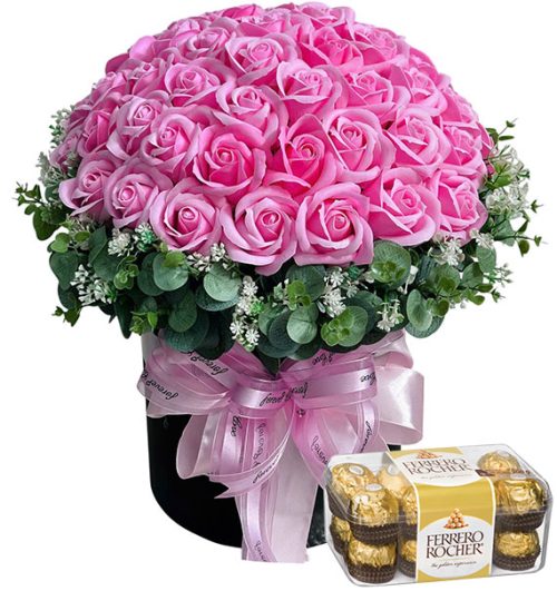 chocolate waxed roses vietnam 04