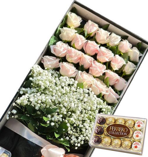 flower box and chocolate womens day vietnam 02