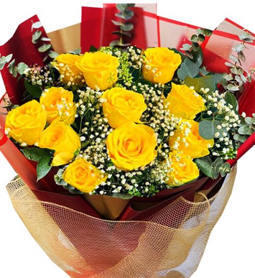12 Yellow Roses – Mothers Day