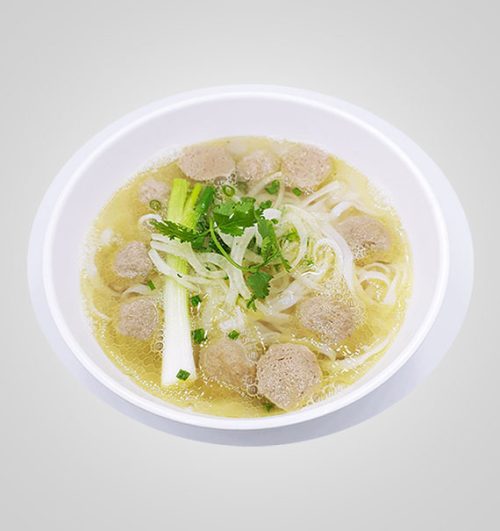 noodle soup with meat balls pho 2000
