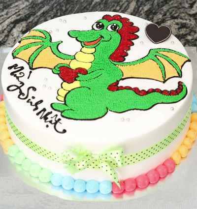 Bánh sinh nhật là một phần không thể thiếu trong bữa tiệc sinh nhật. Và nếu bạn đang tìm kiếm một mẫu bánh sinh nhật thật độc đáo, thì Dragon Cake 02 Birthyear Cakes Vietnam chắc chắn sẽ là sự lựa chọn hoàn hảo cho bạn. Với hình ảnh con rồng đầy màu sắc, món bánh này sẽ mang lại cho bữa tiệc của bạn một sự khác biệt đáng nhớ.