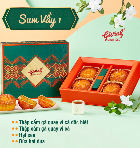 givral mooncakes combo sum vay 1