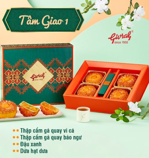 givral mooncakes combo tam giao 1