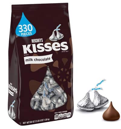chocolate hersheys kisses milk
