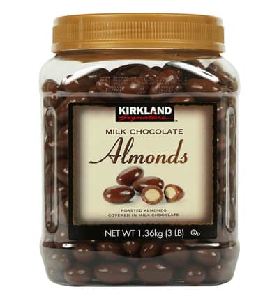 kirkland milk chocolate almonds