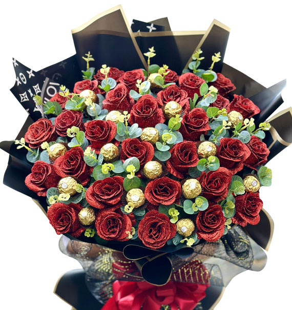 special artificial roses and chocolate 3 8 01