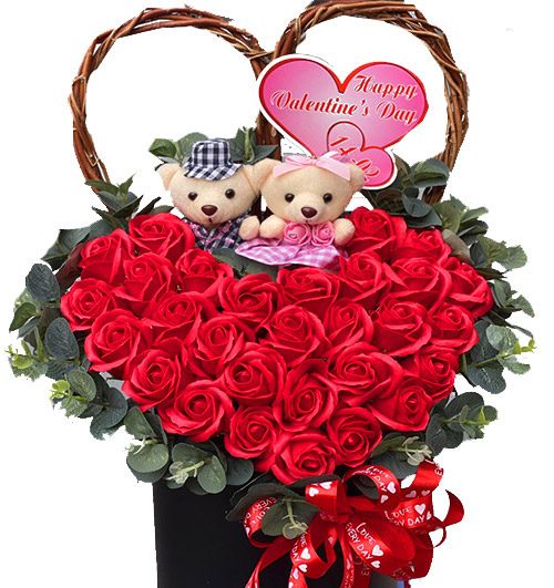 special artificial roses and chocolate 3 8 04