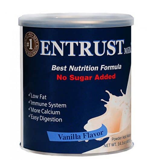 entrust milk nonsugar powder